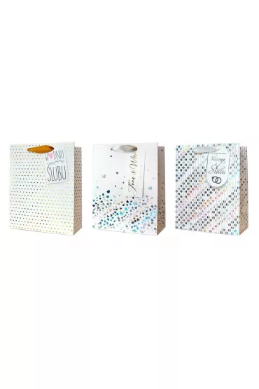Kukartka Torebka ozdobna QPM �lub (17,7x9,8x22,8cm) mix