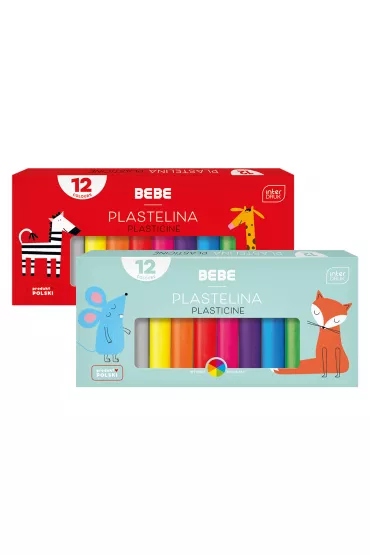 Interdruk Plastelina BEBE Friends 12 szt.