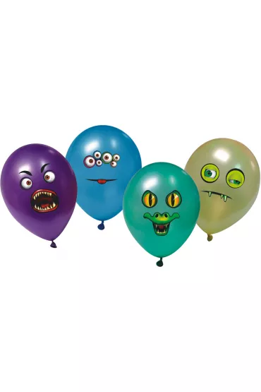 Arpex Balony dekoracyjne Potwory 6 szt.