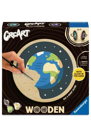 Ravensburger Creart Wooden Day and night globe