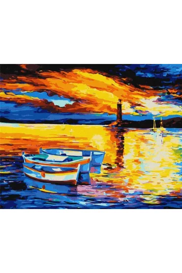 Ideyka Malowanie po numerach - Pomara�czowy spok�j 40x50cm