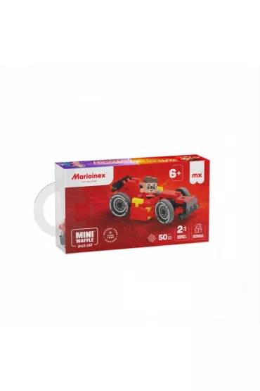 Mini Waffle 50el Cars: Red Race Car