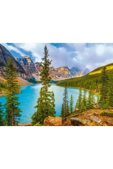 Puzzle 2000 element�w. Jezioro Moraine. Banff Castorland