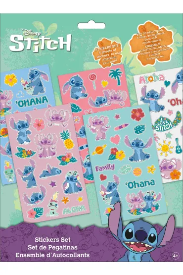 Naklejki Stitch ST00077 92 szt.