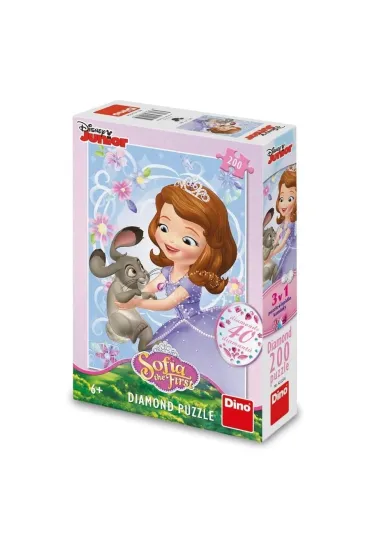 Puzzle z diamencikami Jej Wysoko�� Zosia 200el Dino Toys
