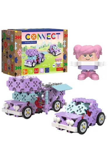 Klocki Connect - Kamper / Mae Auto S TREFL