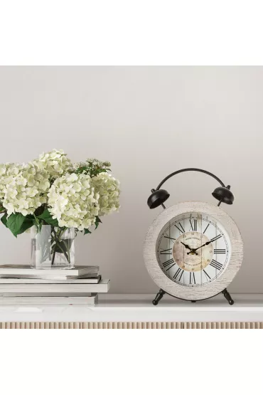 Zegar stoj�cy 20 cm forma retro budzika