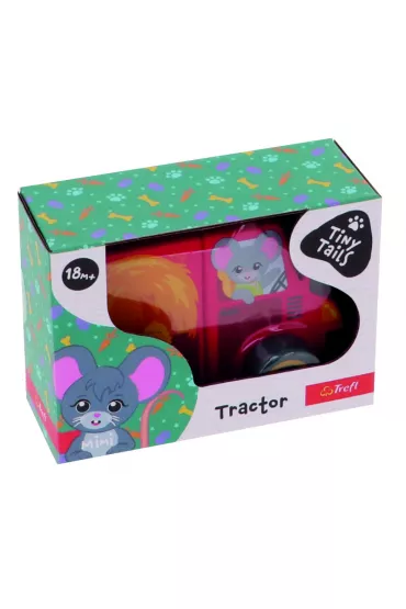 Zabawka drewniana - Traktor Tiny Tails TREFL