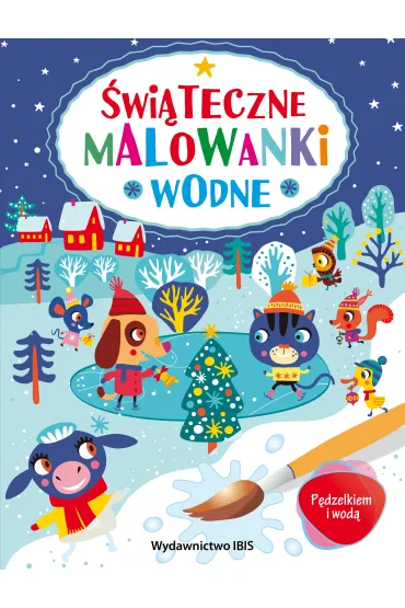 �wi�teczne malowanki wodne. P�dzelkiem i wod�