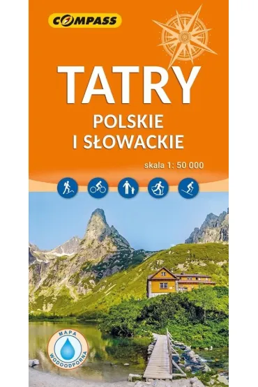 Tatry Polskie i S�owackie. Mapa turystyczna w skali 1:50 000 (wersja wodoodporna)