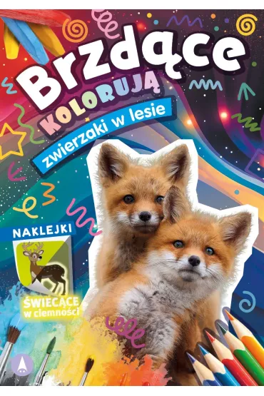 Brzd�ce koloruj�. Zwierzaki w lesie