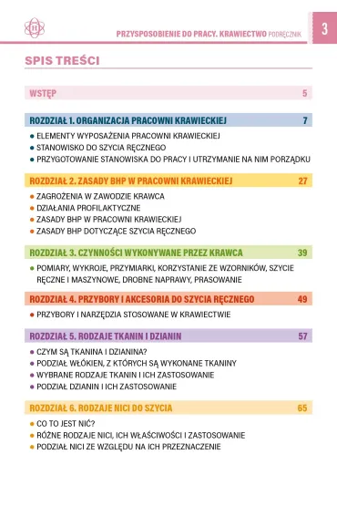 Przysposobienie do pracy. Krawiectwo. Podr�cznik dla uczni�w z niepe�nosprawno�ci� intelektualn� - Joanna Hry�, Krystyna  Rapiej