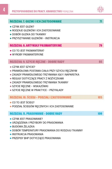 Przysposobienie do pracy. Krawiectwo. Podr�cznik dla uczni�w z niepe�nosprawno�ci� intelektualn� - Joanna Hry�, Krystyna  Rapiej