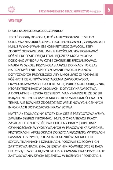 Przysposobienie do pracy. Krawiectwo. Podr�cznik dla uczni�w z niepe�nosprawno�ci� intelektualn� - Joanna Hry�, Krystyna  Rapiej