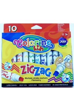 Patio Flamastry Zig Zag Colorino Kids 10 kolorw