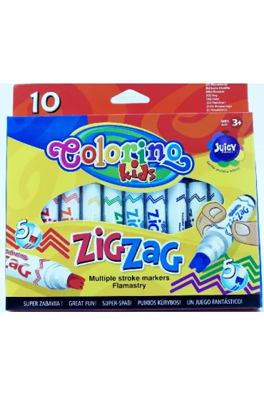 Patio Flamastry Zig Zag Colorino Kids 10 szt.