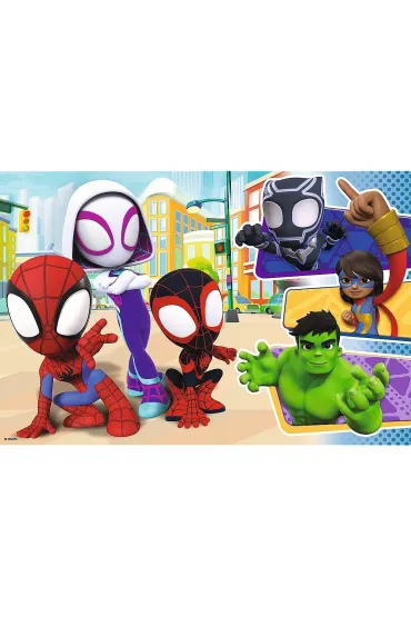 Puzzle maxi 24 el. Spidey and his Amazing Friends. Marvel. Spidey i przyjaciele Trefl