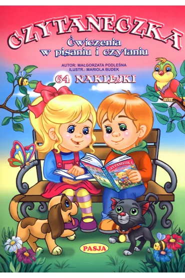 Czytaneczka. �wiczenia w czytaniu i pisaniu (z naklejkami) - Ma�gorzata Podle�na