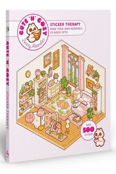 Cute `n` Cozy Sticker Therapy - Zenny Abanales