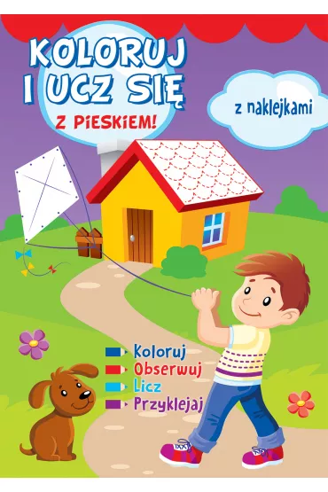 Koloruj i ucz si� z pieskiem!