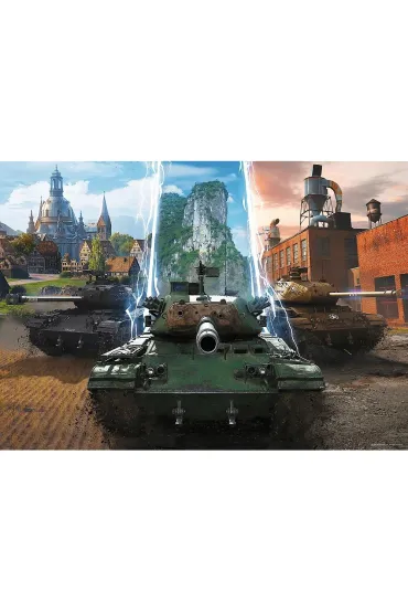 Puzzle 500 el. World of Tanks: Czas na akcj�! Trefl
