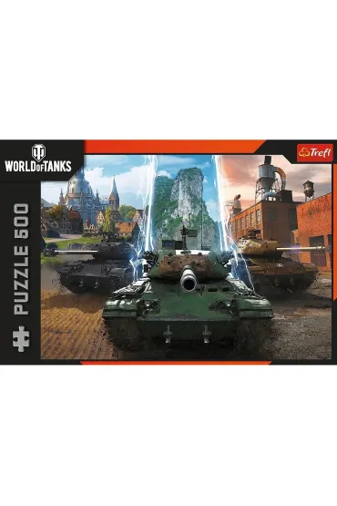 Puzzle 500 el. World of Tanks: Czas na akcj�! Trefl