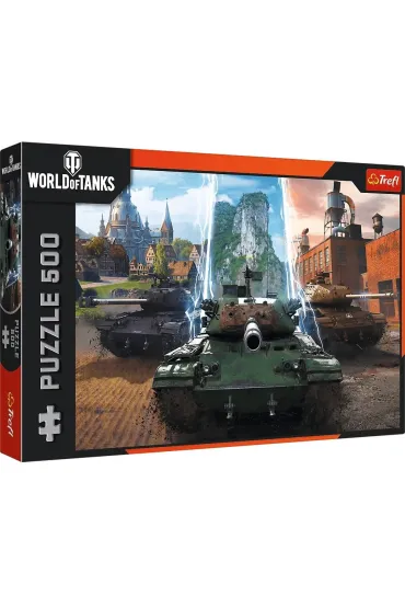 Puzzle 500 el. World of Tanks: Czas na akcj�! Trefl