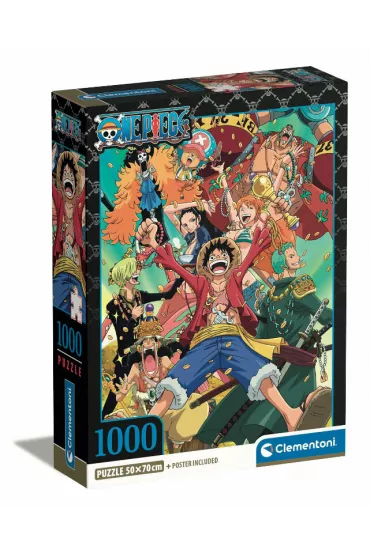 Puzzle 1000 el. Compact Anime One Piece Clementoni