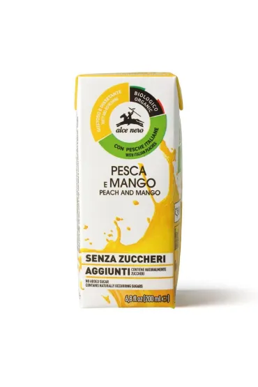 Alce Nero Nap�j brzoskwinia - mango 200 ml Bio