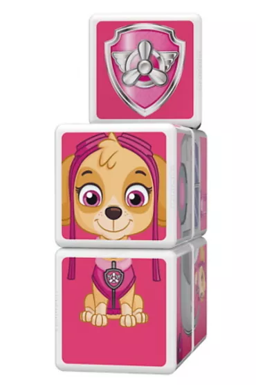 Psi Patrol Magicube. Klocki magnetyczne. Skye Pojazd
