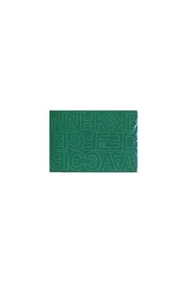 Artdruk Litery samoprzylepne 5 cm zielone 8 szt.