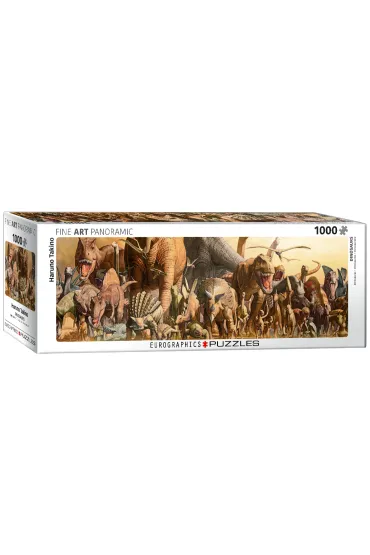 Puzzle panoramiczne 1000 el. Dinozaury, Haruo Takin Eurographics