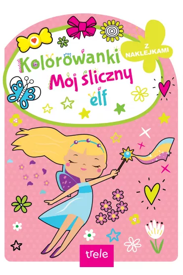 M�j �liczny elf. Kolorowanka z wykrojnikiem