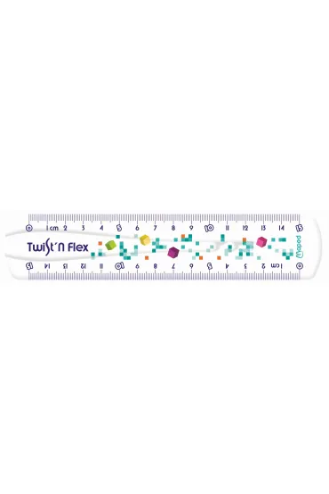 Maped Zestaw geometryczny Pixel Twist`n Flex nie�amliwy 3 elementy