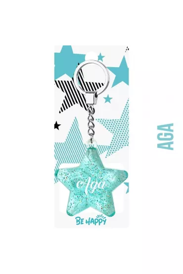 Be-Happy Gifts Brelok Gwiazdka Aga