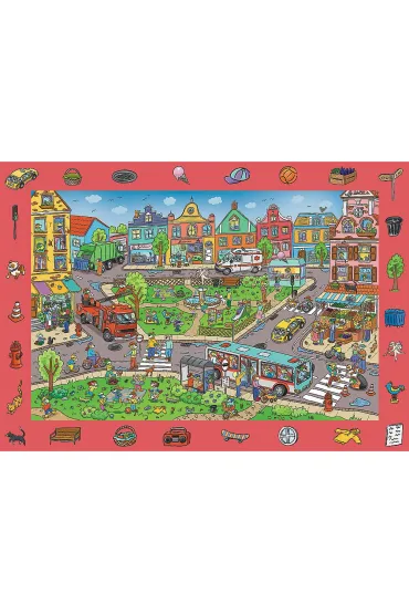 Puzzle obserwacyjne 100 el. Spy Guy Miasto Trefl