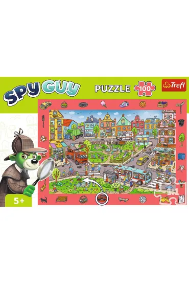 Puzzle obserwacyjne 100 el. Spy Guy Miasto Trefl