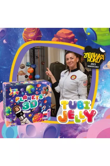 Zestaw Tubi Jelly Planety 3D Tuban