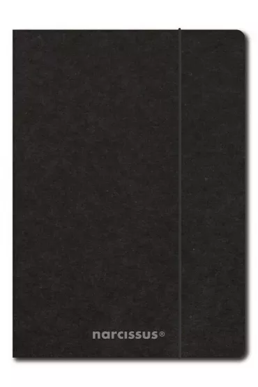 Narcissus Teczka A4 z gumk� Eco Black