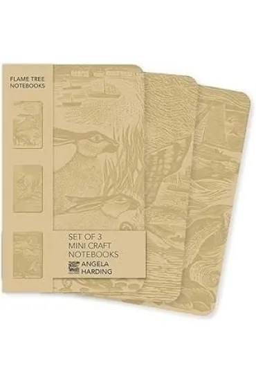 Flame Tree Zestaw 3 notatnik�w MINI Kaft Angela Harding