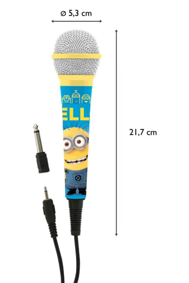 Mikrofon z projektorem Minionki MIC100DES