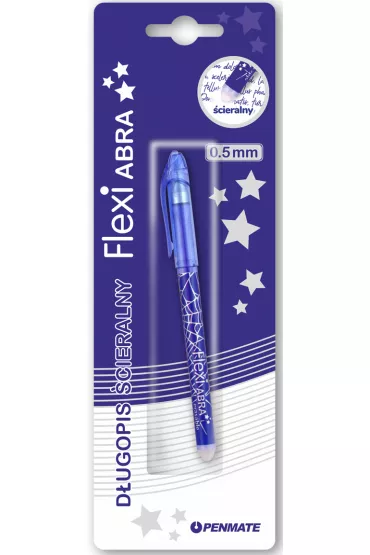 Penmate D�ugopis �cieralny Flexi Abra niebieski