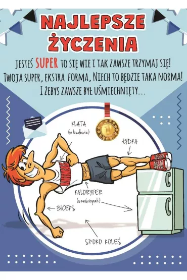 Stamp Karnet Comic B6 + koperta wz�r nr 19 Urodziny