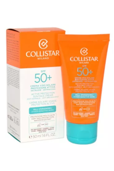 Collistar Speciale Abbronzatura Perfetta Active Protection Sun Krem do twarzy SPF50+ przeciw starzeniu 50 ml