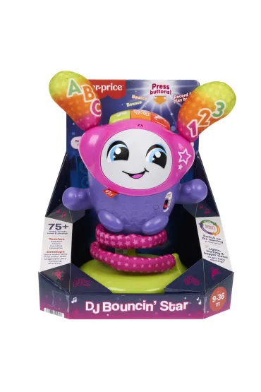 Fisher-Price. Poziomy Nauki Taneczna DJ-ka Zabawka interaktywna HRD21 Mattel
