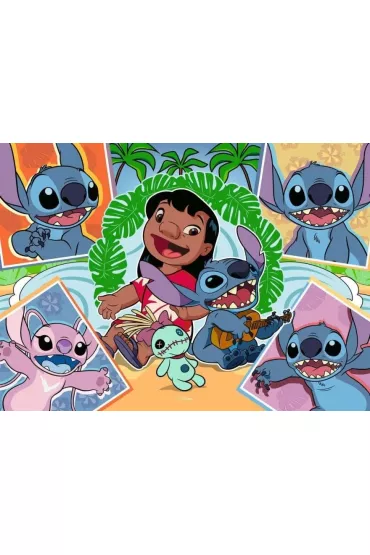 Puzzle dla dzieci 4x100 el. 2D Disney Stitch Ravensburger