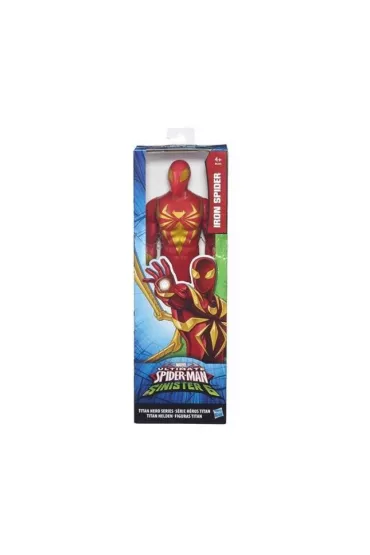 Hasbro Spider-Man Action Figure 30cm Iron Spider Blu Oro Rosso