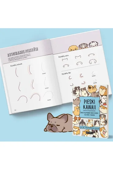 Pieski kawaii. Naucz si� rysowa� krok po kroku. 100 ps�w i psiak�w - Olive Yong
