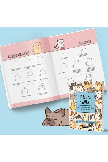 Pieski kawaii. Naucz si� rysowa� krok po kroku. 100 ps�w i psiak�w - Olive Yong