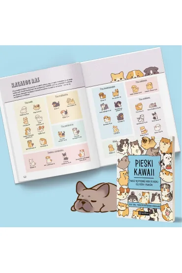 Pieski kawaii. Naucz si� rysowa� krok po kroku. 100 ps�w i psiak�w - Olive Yong